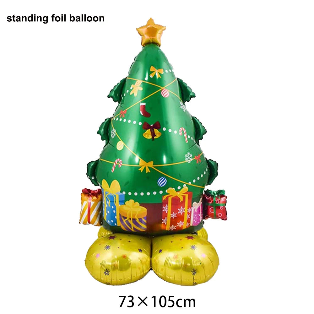 Standing Santa Foil Balloon Decor