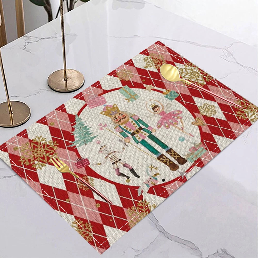 Christmas Nutcracker Ballet Girl Table Mat