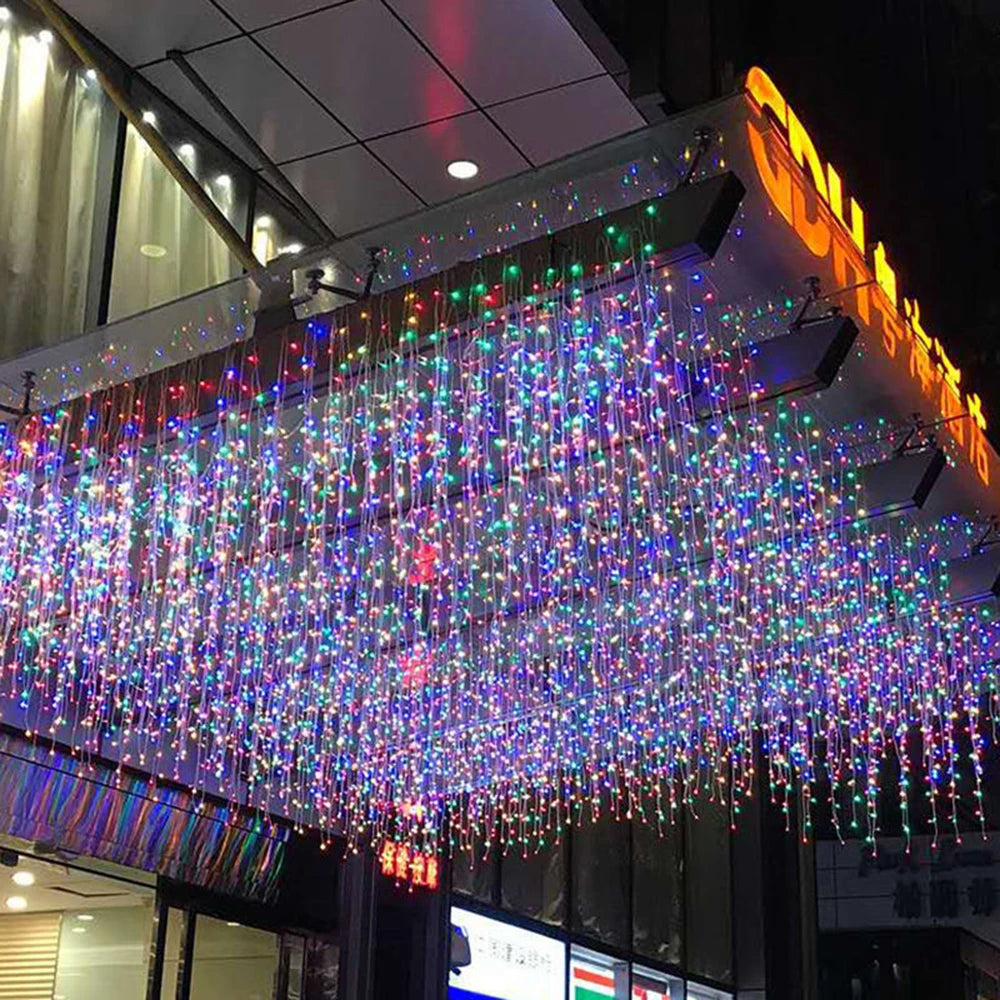 Sparkling Christmas Icicle Lights