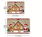 Christmas Gingerbread House Floor Mat