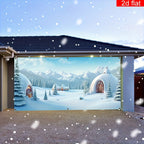 Christmas Winter Wonderland Garage Banner