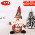 Christmas Dolls Tree Standing Santa, Snowman Reindeer