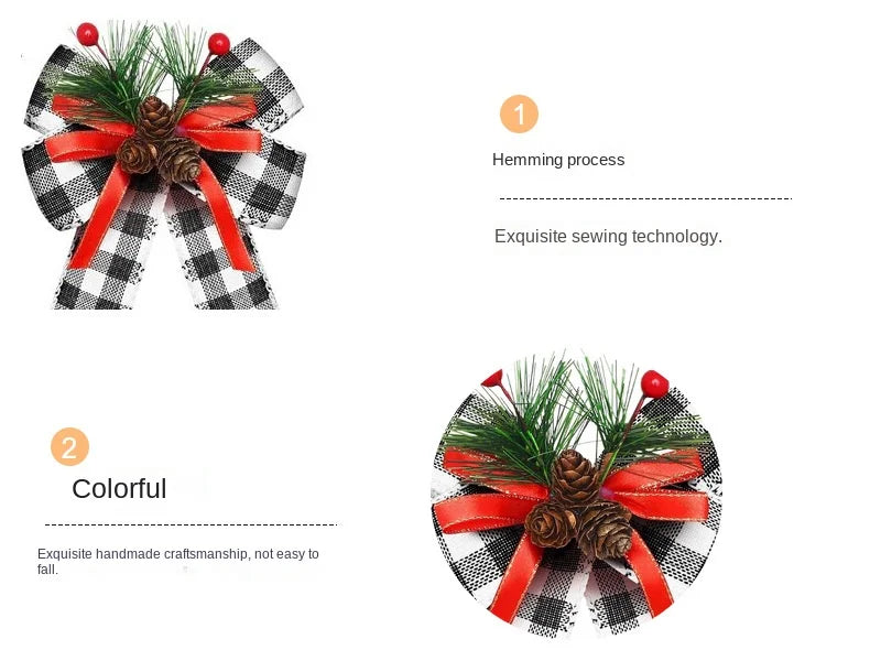 Pack Large Christmas Tree Topper Bow DIY