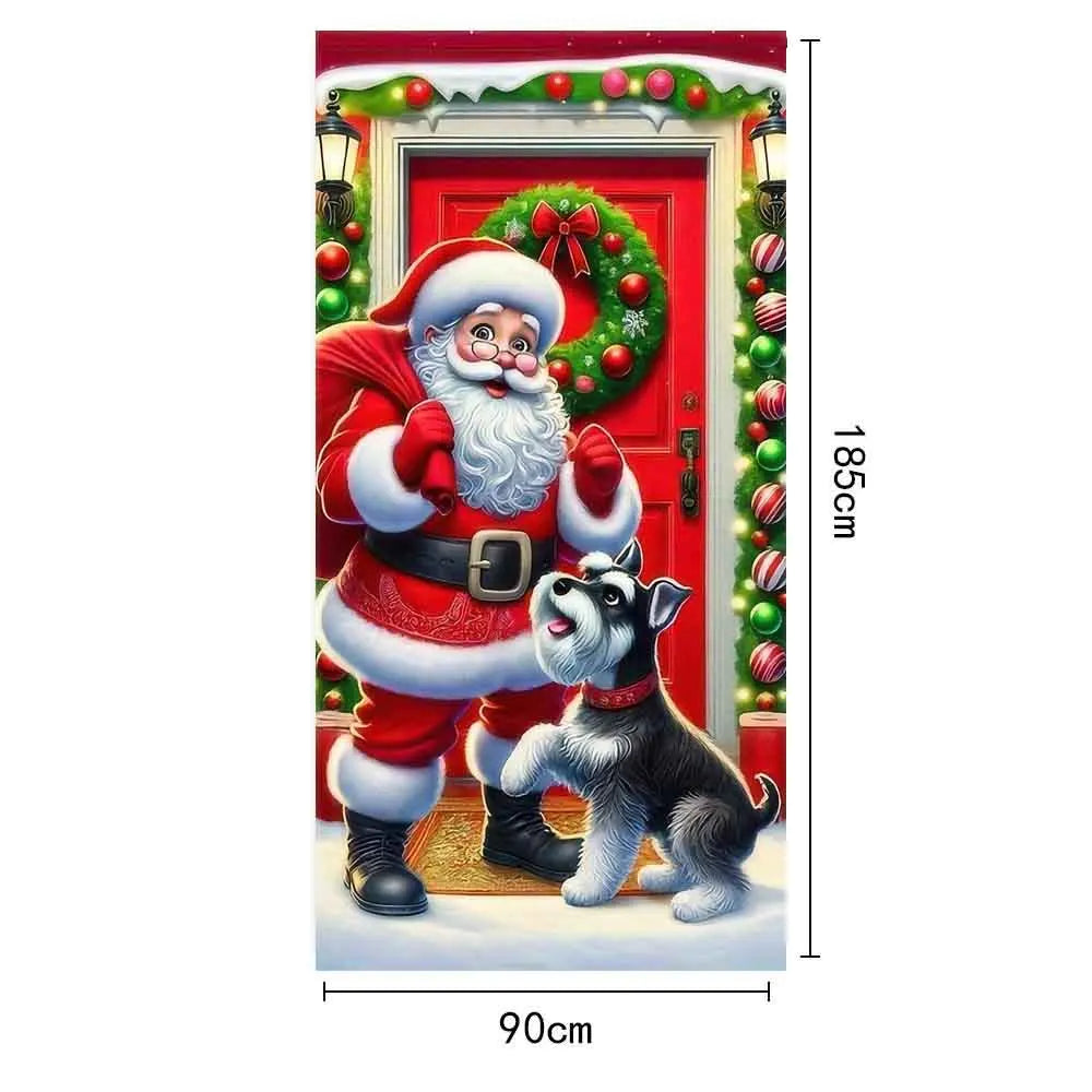 Christmas Cartoon Door Banner