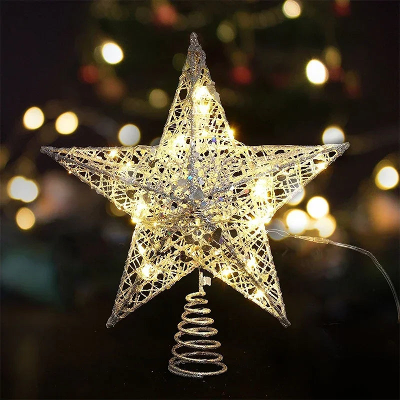 Christmas Tree Topper Star Battery Powered