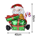 Standing Santa Foil Balloon Decor