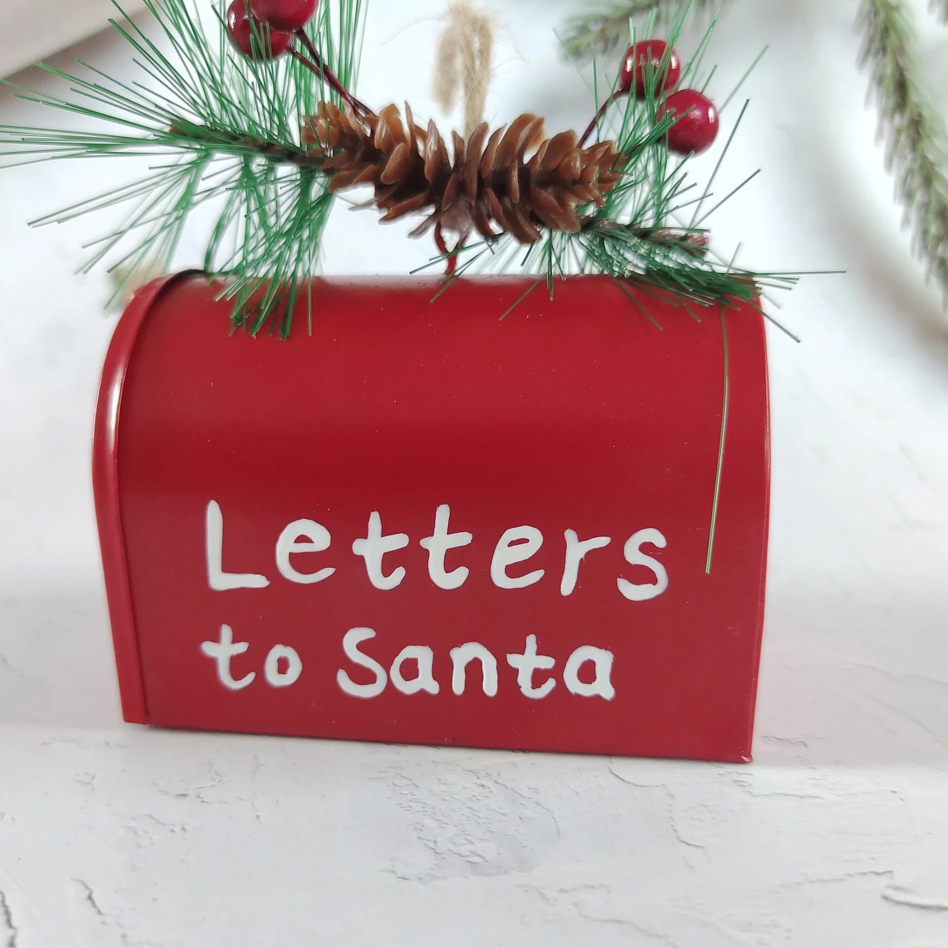 Christmas Metal Mailbox Ornament