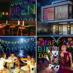 App Controlled Christmas Curtain Lights
