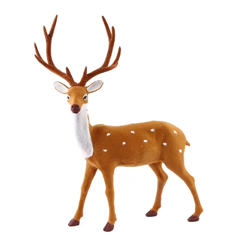 Simulation Plush Reindeer Christmas Elk Dolls Holiday