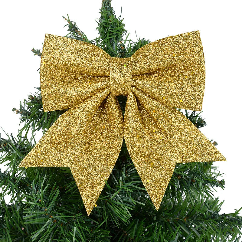 Shimmering Christmas Tree Bows