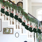 Monogram Christmas Knit Stockings