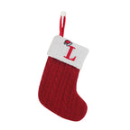 Knit Snowflake Christmas Stockings