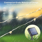 Solar Christmas Path Garland Lights