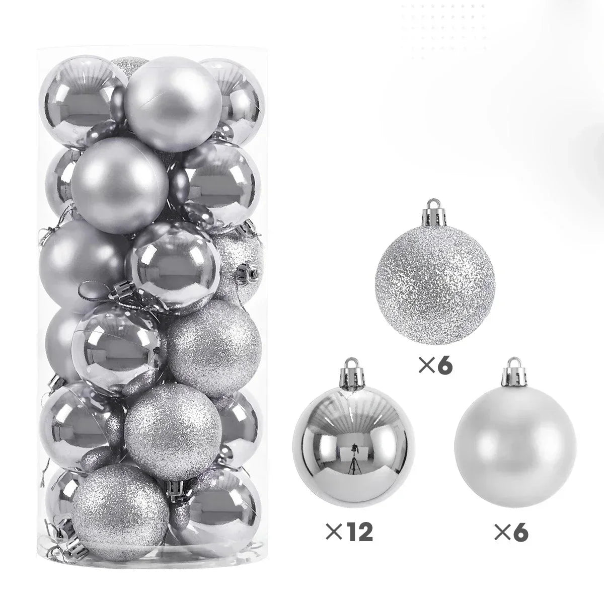 Shiny Christmas Tree Ornaments
