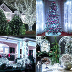 Solar Christmas Path Garland Lights