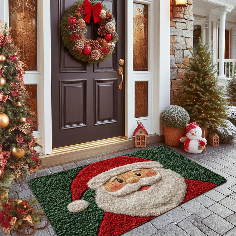 Gingerbread Christmas Welcome Mat