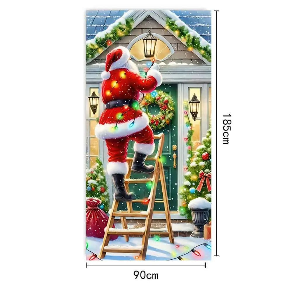 Christmas Cartoon Door Banner