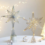 Christmas Tree Toppers Star Ornaments Festival