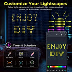 App Controlled Christmas Curtain Lights