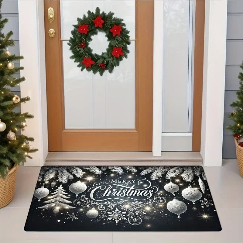Merry Christmas Welcome Door Mat