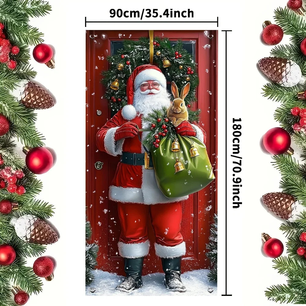 Christmas Cats Door Banner