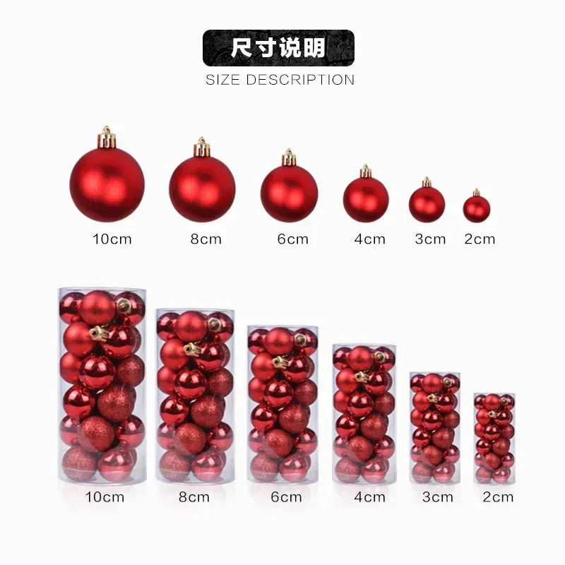 Shiny Christmas Tree Ornaments