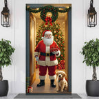Santa Claus Christmas Tree Door Banner