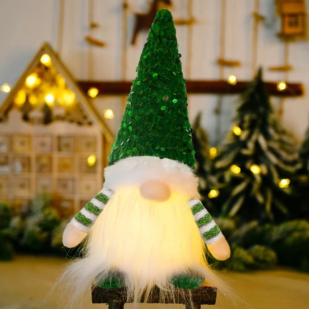 Glowing Christmas Gnome Night Light