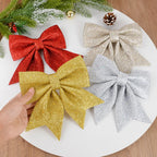 Shimmering Christmas Tree Bows