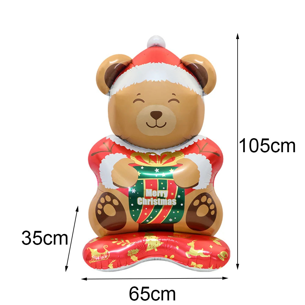 Standing Santa Foil Balloon Decor