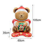 Standing Santa Foil Balloon Decor