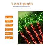 Solar Candy Christmas Pathway Lights