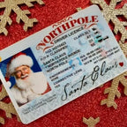 Cards Santa Claus Flying Licence Christmas Eve