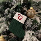 Monogram Christmas Knit Stockings