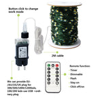 Remote Waterproof Christmas Fairy Lights