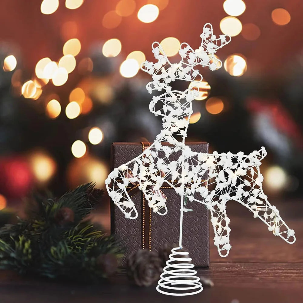 Christmas Tree Star Topper Battery Operated Treetop