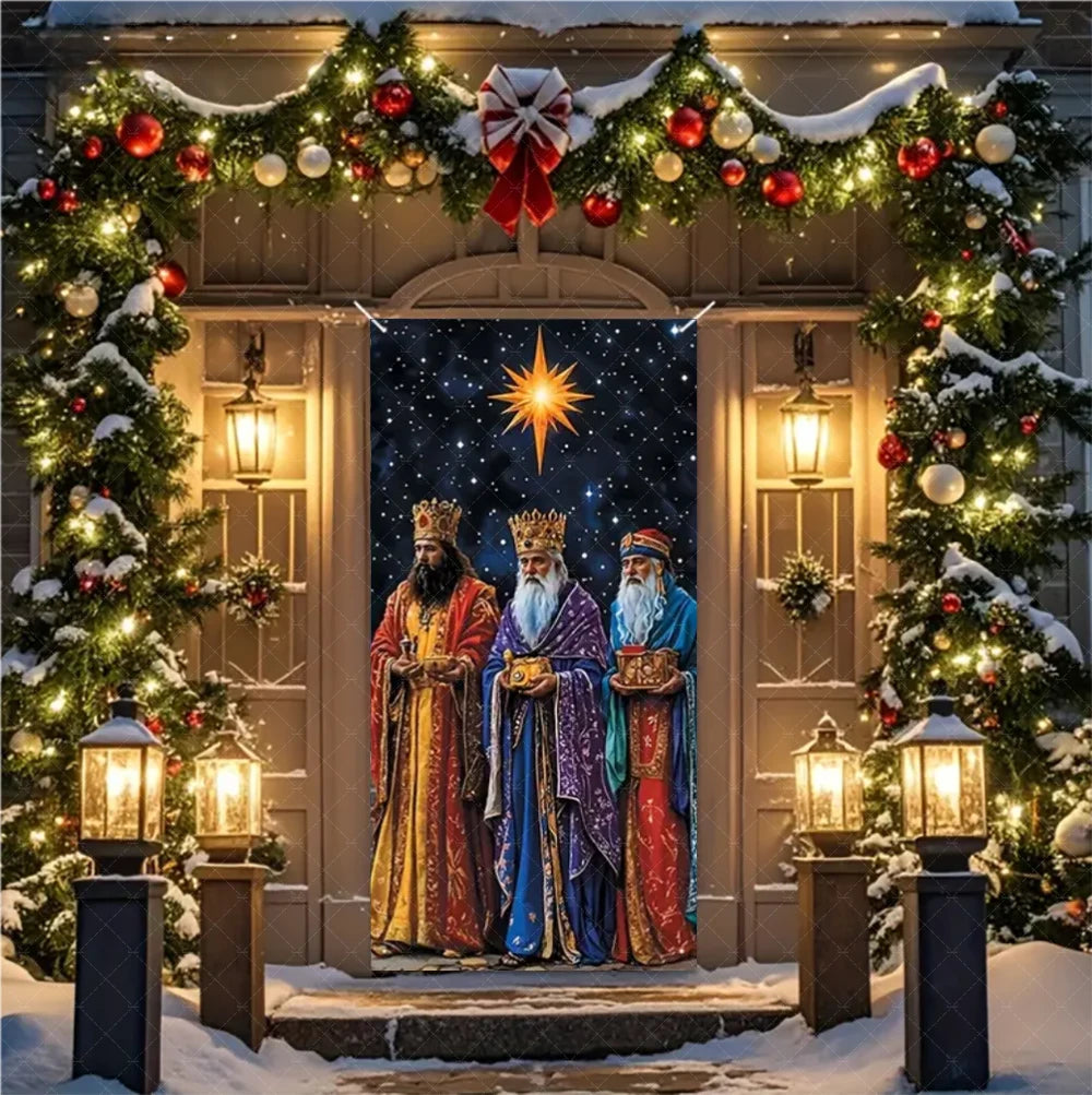 Christmas Nativity Door Banner