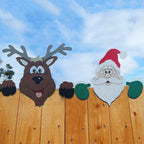 Christmas Outdoor Fence Art Sign