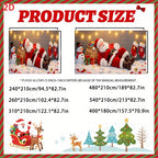 Christmas Santa Claus Garage Door Banner