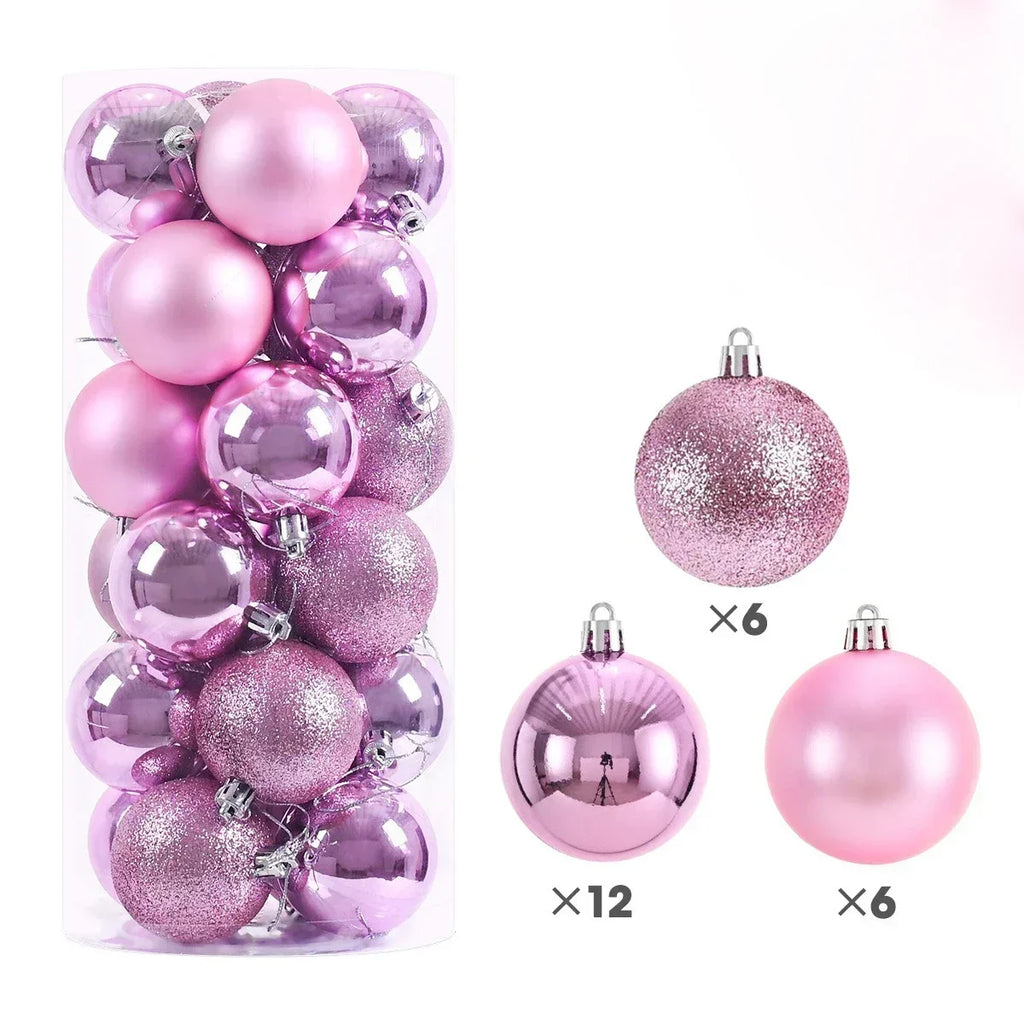 Shiny Christmas Tree Ornaments
