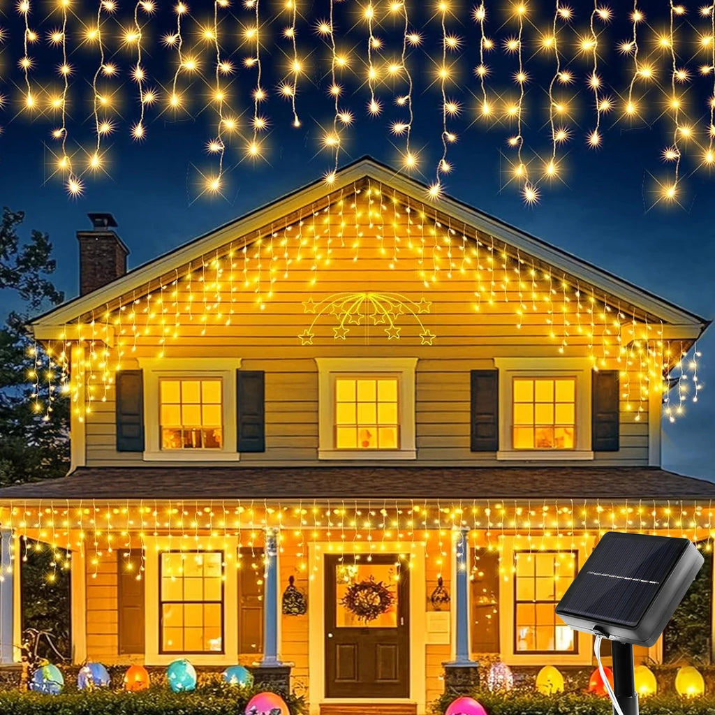 Twinkling Christmas Curtain Lights