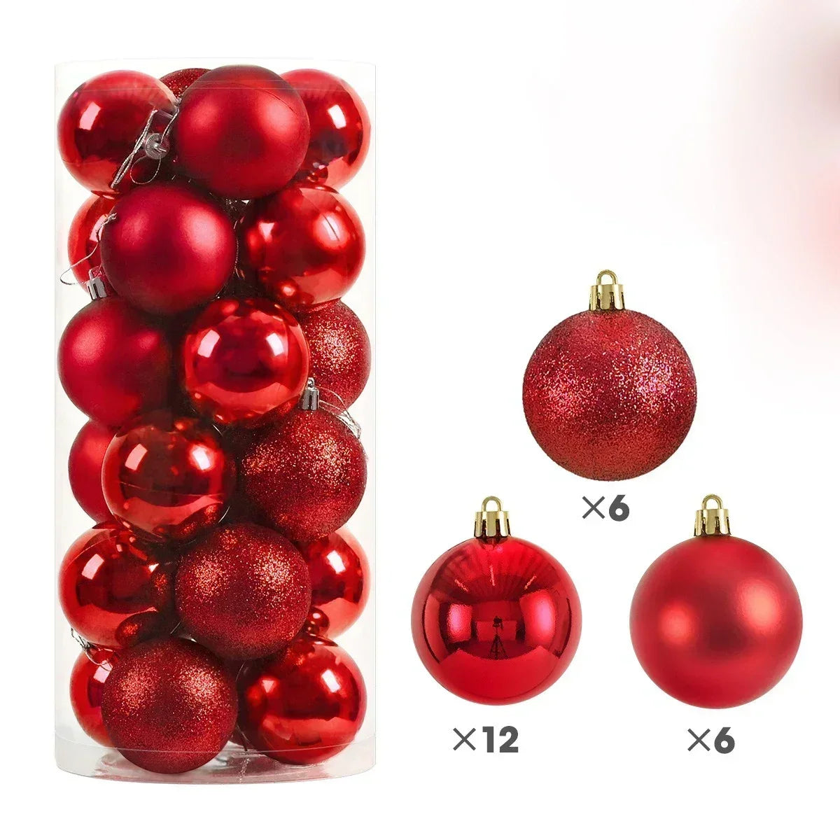 Shiny Christmas Tree Ornaments