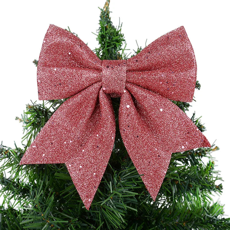 Shimmering Christmas Tree Bows