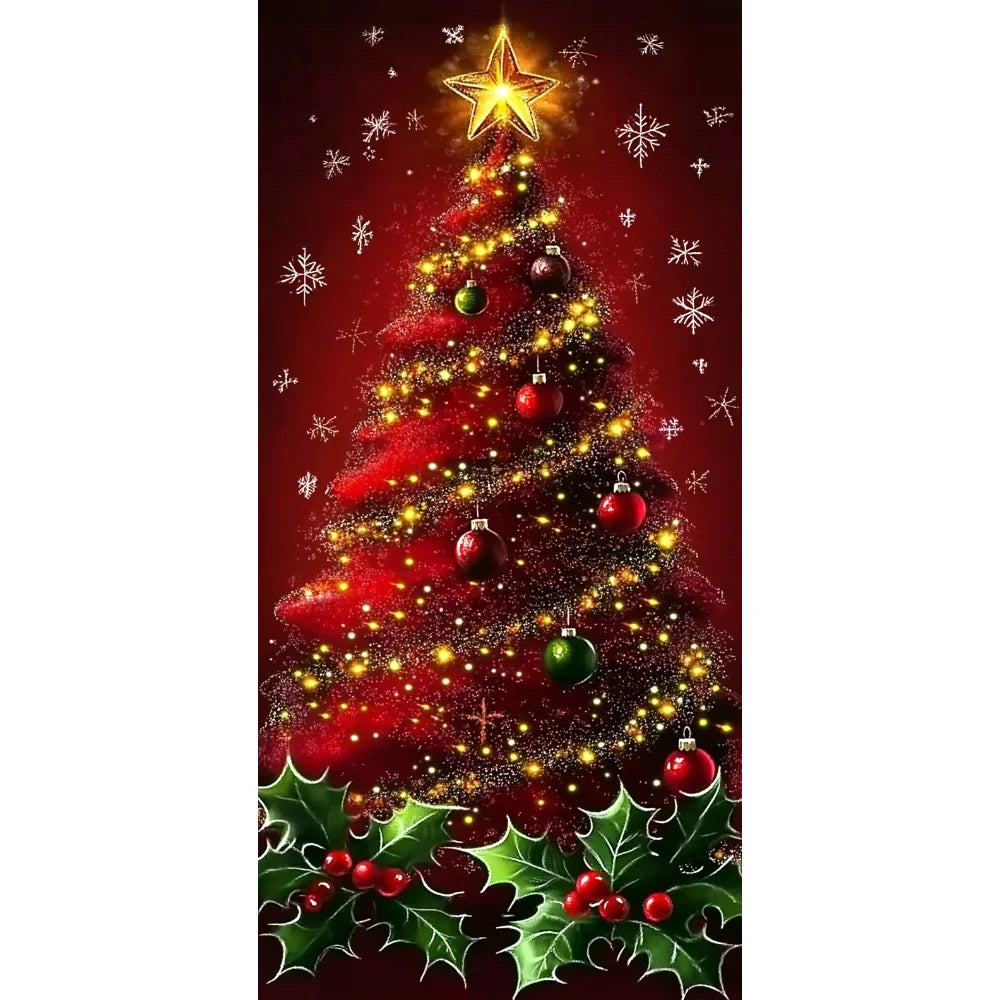 Christmas Tree Door Cover